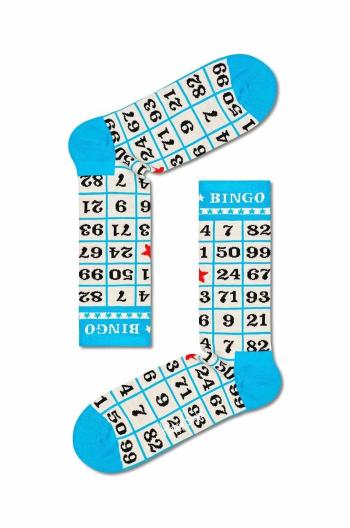 Ponožky Happy Socks Bingo tyrkysová farba