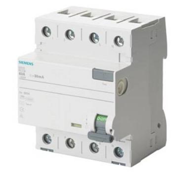 Siemens 5SV33446LA01 5SV3344-6LA01 prúdový chránič      40 A 0.03 A 400 V