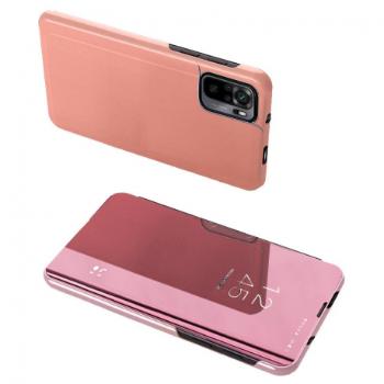MG Clear View knižkové puzdro na Xiaomi Poco M4 Pro 5G, ružové