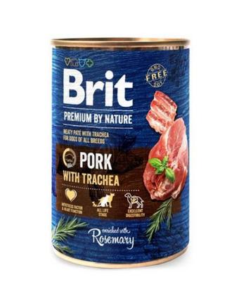 Brit Premium by Nature dog Pork with Trachea konzervy pre psy 6x400g