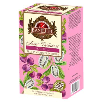 BASILUR Fruit noni plum ovocný čaj 20 sáčkov