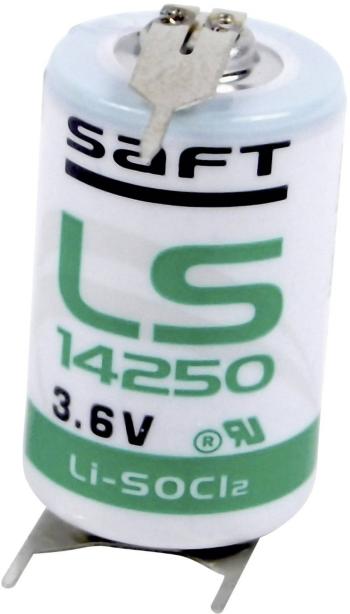 Saft LS 14250 3PFRP špeciálny typ batérie 1/2 AA spájkovacie kolíky v tvare U lítiová 3.6 V 1200 mAh 1 ks