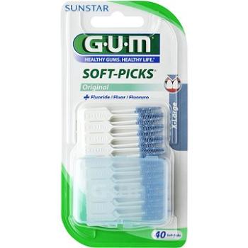 GUM Soft-Picks X-Large masážna s fluoridmi, ISO 4, 40 ks (7630019900942)