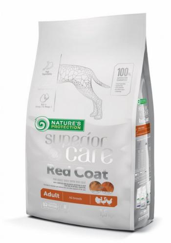 Natures Protection Superior care red dog GF adult poultry all breeds - krmivo pre psy 1,5kg