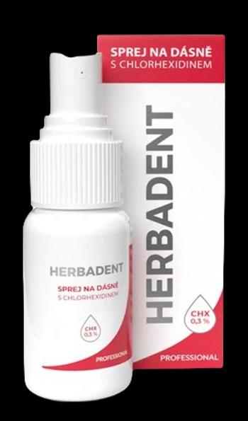 HERBADENT Professional sprej na ďasná s chlórhexidínom 25 ml