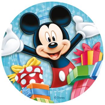 Jedlý papier - Mickey a darčeky 20 cm