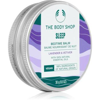 The Body Shop Bedtime Balm Lavender & Vetiver nočný balzam pre suchú pokožku 30 g