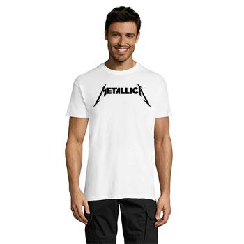 Metallica pánske tričko biele L