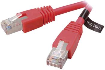 Vivanco RJ45 (krížený) sieťový prepojovací kábel CAT 5e S/FTP 2.00 m červená