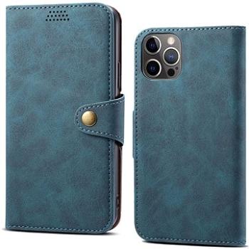 Lenuo Leather flipové puzdro pre iPhone 14 Pro, modré (348350)
