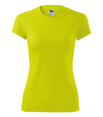 MALFINI Dámske tričko Fantasy - Neónovo žltá | XL