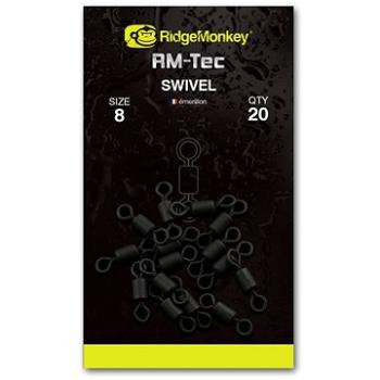 RidgeMonkey RM-Tec Swivel Veľkosť 8 20 ks (5060432143480)
