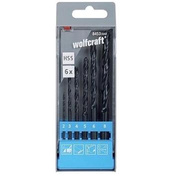 WOLFCRAFT - Vrták HSS 2-8mm, sada 6ks (4006885845305)