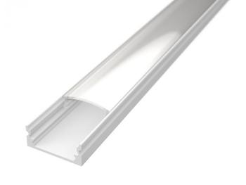 LED Solution Nástenný profil pre LED pásiky N3 biely varianty: Profil bez difuzoru (krytu) 1m