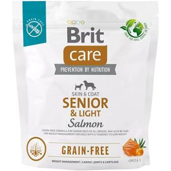 Brit Care Dog Grain-free s lososom Senior & Light 1 kg (8595602558940)