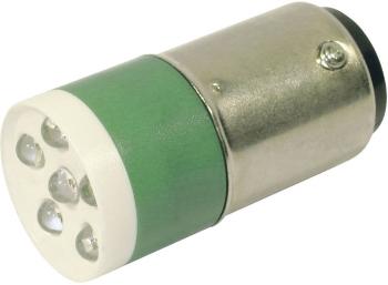 CML indikačné LED  BA15d  zelená 24 V/DC, 24 V/AC  3150 mcd  18640351