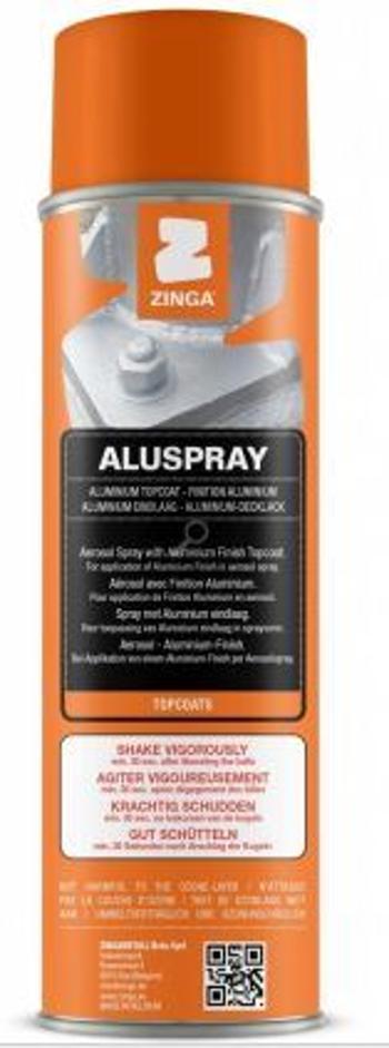 ZINGA Aluspray - metalický lak 500 ml hliníkový