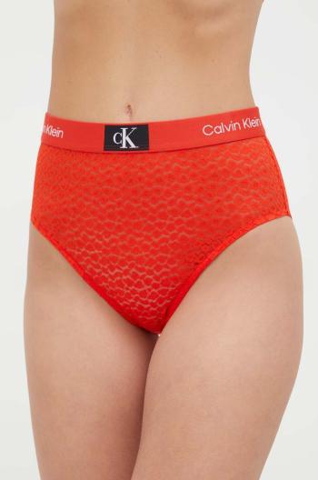 Nohavičky Calvin Klein Underwear červená farba