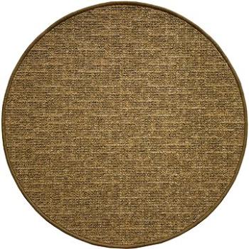 Kusový koberec Alassio zlatohnedá kruh 100 cm (3253)