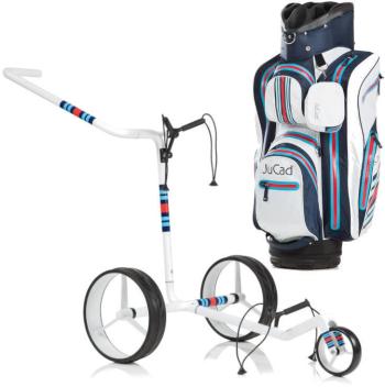 Jucad Carbon 3-Wheel Aquastop Bag SET White Manuálny golfový vozík