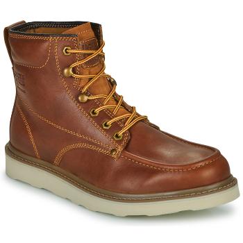 Jack & Jones  JFWALDGATE MOC LEATHER BOOT  Polokozačky Hnedá