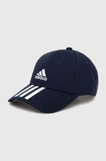 Šiltovka adidas Performance tmavomodrá farba, s nášivkou