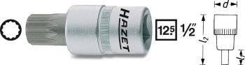 Hazet  990-12 štvorzub (XZN) nástrčný kľúč 12 mm     1/2" (12.5 mm)