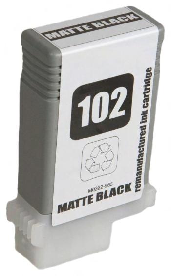 CANON PFI-102 MBK - kompatibilná cartridge, matne čierna, 130ml