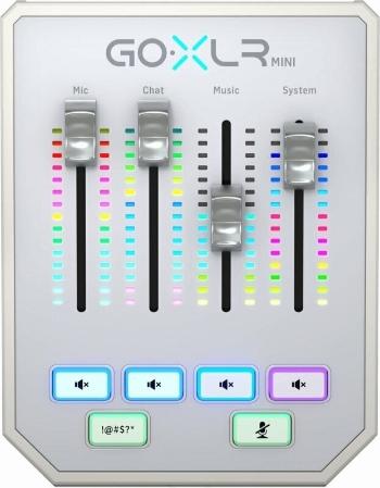 TC Helicon GoXLR Mini White White Podcastový mixpult