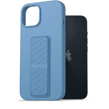 AlzaGuard Liquid Silicone Case with Stand na iPhone 14 modré (AGD-PCSS0029L)