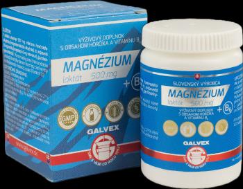 Galvex Magnézium laktát 500 mg + B6, 100 tabliet