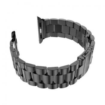 BStrap Stainless Steel Boston remienok na Apple Watch 42/44/45mm, Black (SAP009C05)