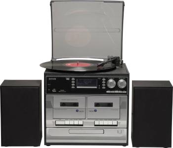 Denver MRD-166 stereo systém DAB+, gramofón, SD, UKW, USB, funkcia záznamu 2 x 2 W čierna