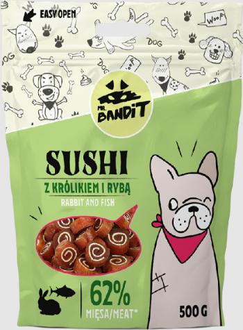 Mr. Bandit sushi rabbit & fish - maškrta pre psy 80g