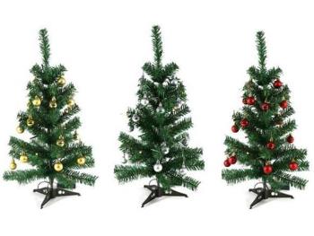 SVENSKA LIVING Vianočné dekorácie 20 LED guličky stromček 60 cm