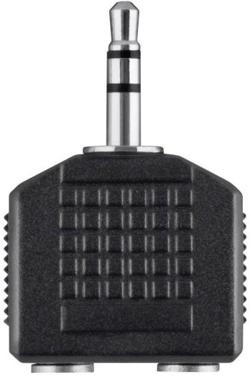 Belkin F3Y123bfP  jack audio Y adaptér [1x jack zástrčka 3,5 mm - 2x jack zásuvka 3,5 mm] čierna