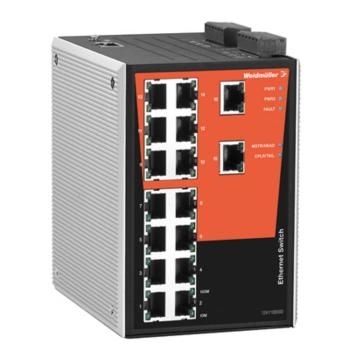 Weidmüller IE-SW-PL16M-16TX priemyselný ethernetový switch