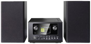Karcher MC 6490DI stereo systém AUX, Bluetooth, CD, DAB+, internetové rádio, UKW, Wi-Fi, USB,  2 x 5 W čierna