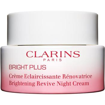 Clarins Bright Plus Brightening Revive Night Cream energizujúci nočný krém pre zjednotenie farebného tónu pleti 50 ml