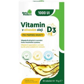 Naturprodukt Vitamín D + E v olivovom oleji (8595026108479)