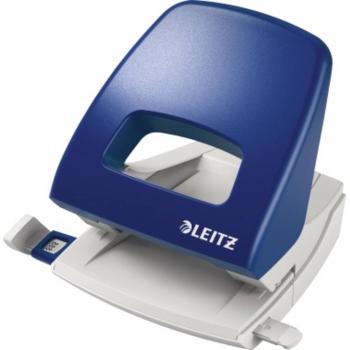 Leitz 50050035 kancelárska dierovačka New NeXXt modrá Max. formát nastavenia: DIN A4, folio 25 listov (80 g / m²)