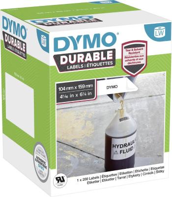 DYMO 2112287 etikety v roli 159 x 104 mm polypropylénová fólia biela 200 ks permanentné univerzálne etikety, adresná nál