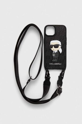 Puzdro na mobil Karl Lagerfeld iPhone 14 6,1" čierna farba