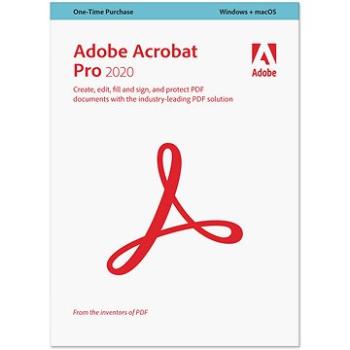 Adobe Acrobat Pro WIN/MAC CZ (BOX) (65310803)