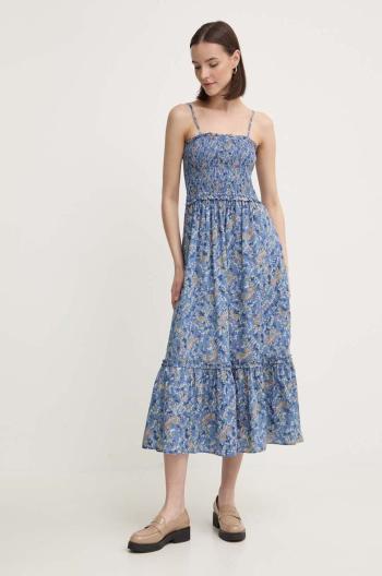 Bavlnené šaty Pepe Jeans MARIELA midi, áčkový strih, PL953582