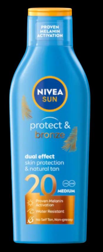 Nivea mlieko na opaľovanie podporujúce zhnednutie SPF 20 200 ml