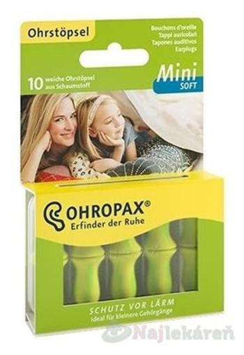 OHROPAX Mini SOFT Ušné vložky v plastovej krabičke 10 ks