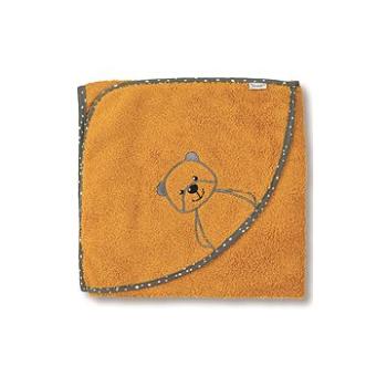 Sterntaler Froté osuška s kapucňou 100 × 100 cm medvedík Terry žltá 7122175 (4055579105126)