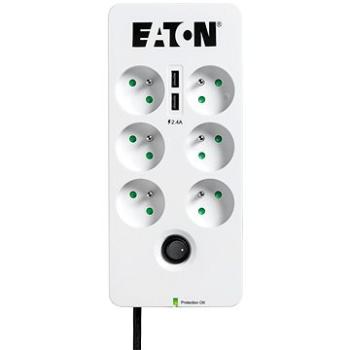 EATON Protection Box 6 USB FR, 6 výstupov, zaťaženie 10 A, 2× USB port (PB6UF)