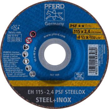 PFERD PSF STEELOX 61740326 rezný kotúč lomený  115 mm 22.23 mm 25 ks